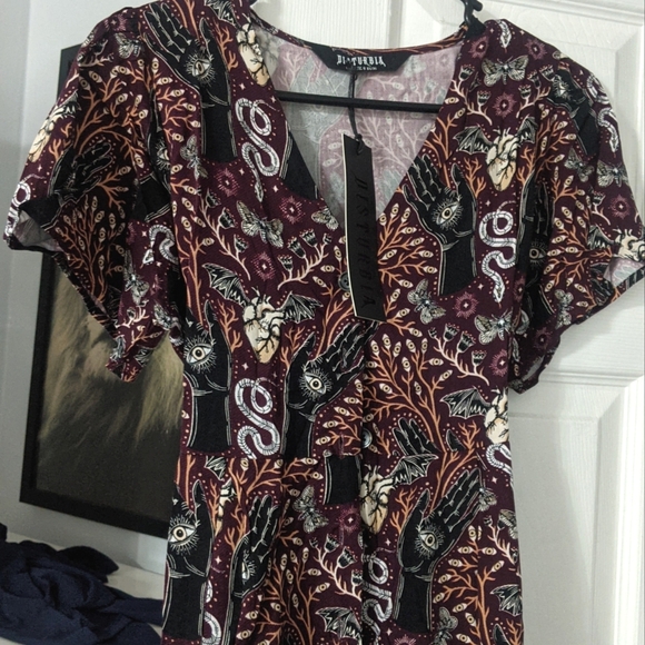 Hemlock button up v neck playsuit - Picture 9 of 9